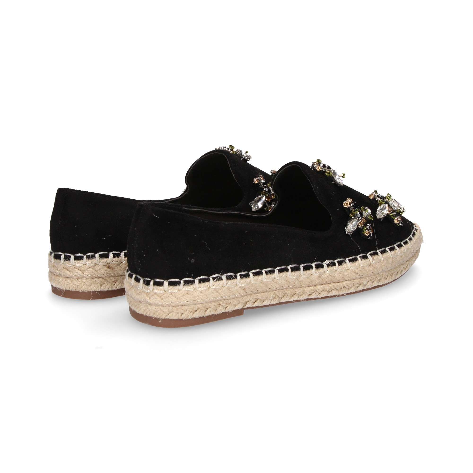 ESPADRILLES STRASS BEES STRASS STRASS STRASS BLACK GAMUSA