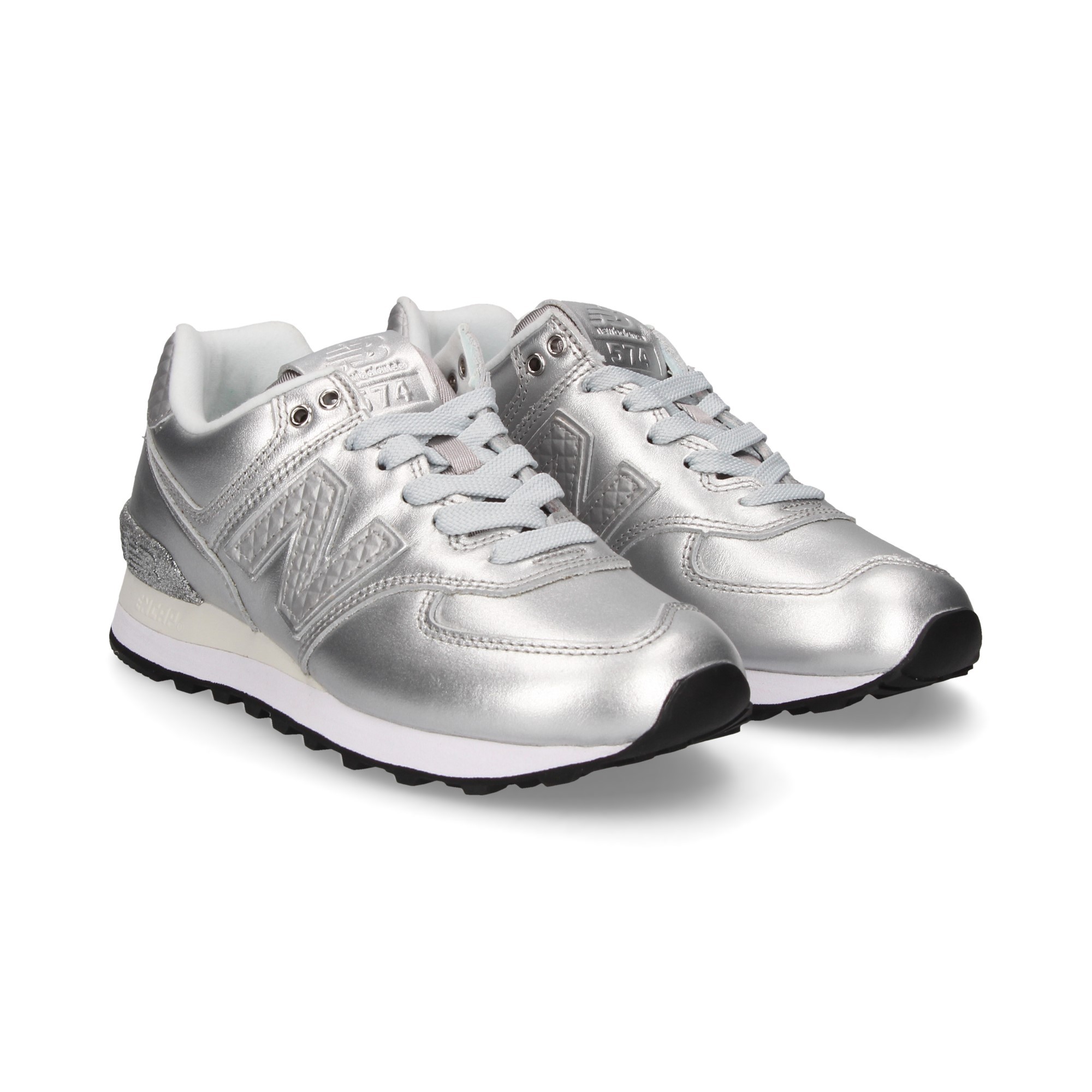 BALANCE Zapatillas de Mujer 574 NRI PLATINO