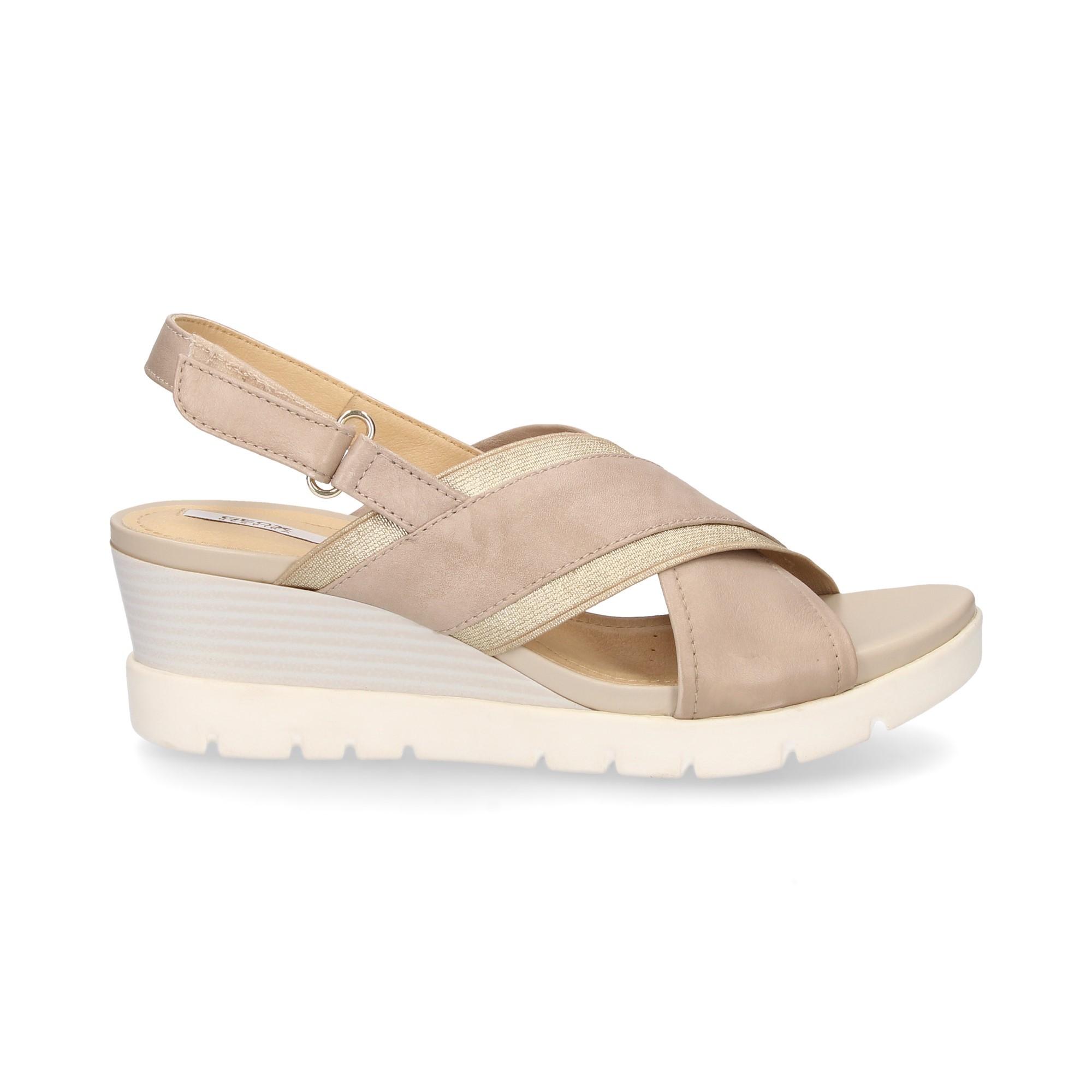 SANDALE CROISÉE BEIGE