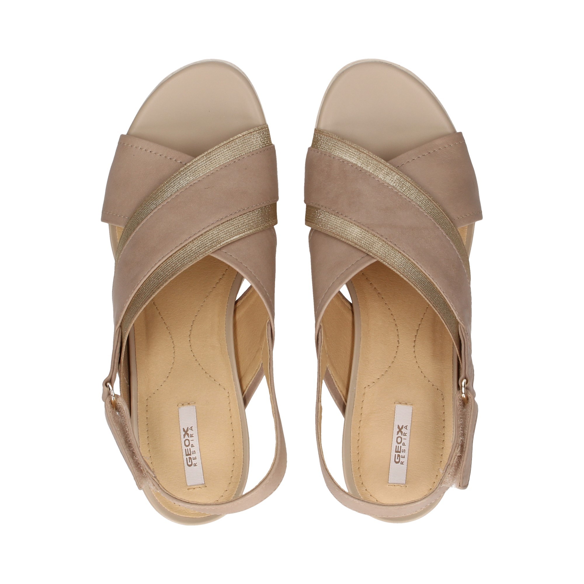 SANDALE CROISÉE BEIGE