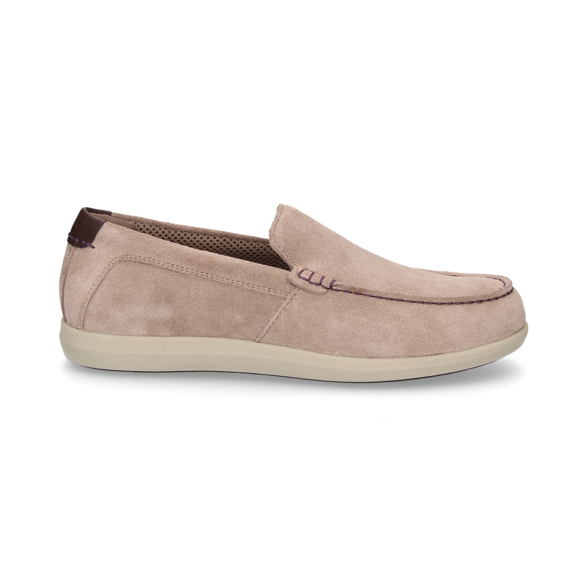 MOCASSIN BEIGE DAIM BORDON BEIGE