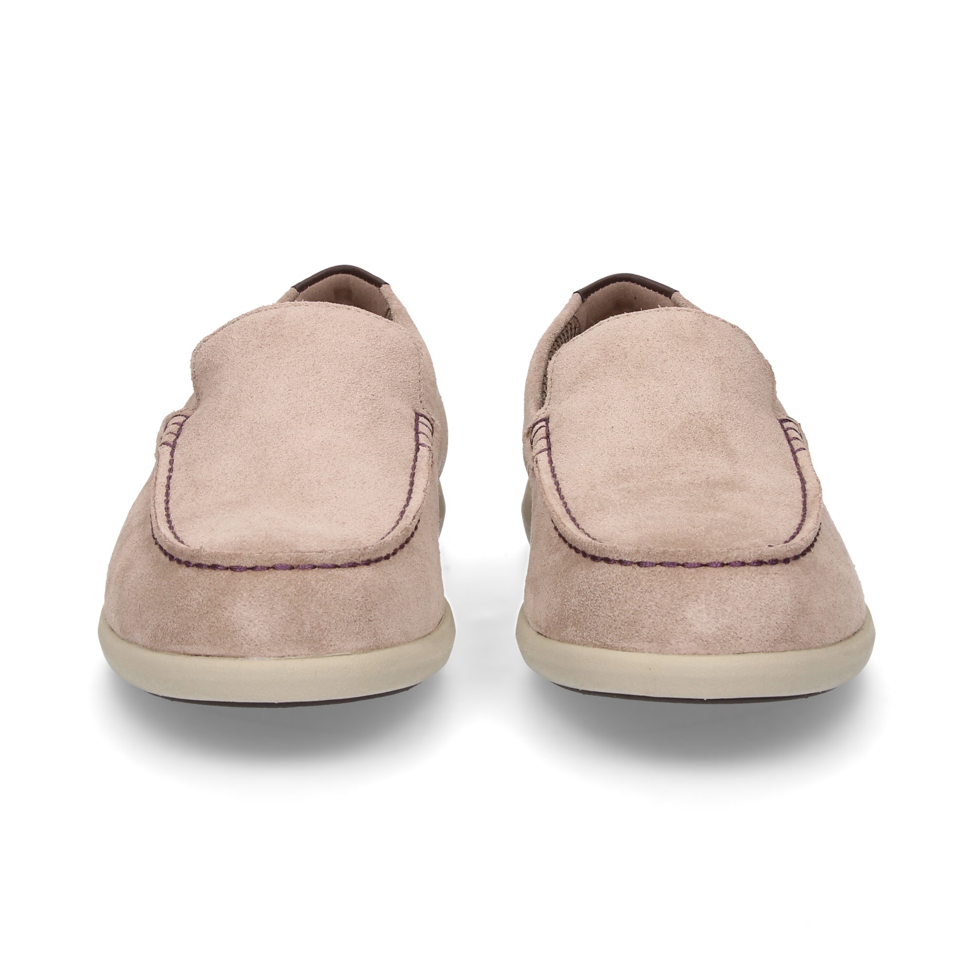MOCASSIN BEIGE DAIM BORDON BEIGE
