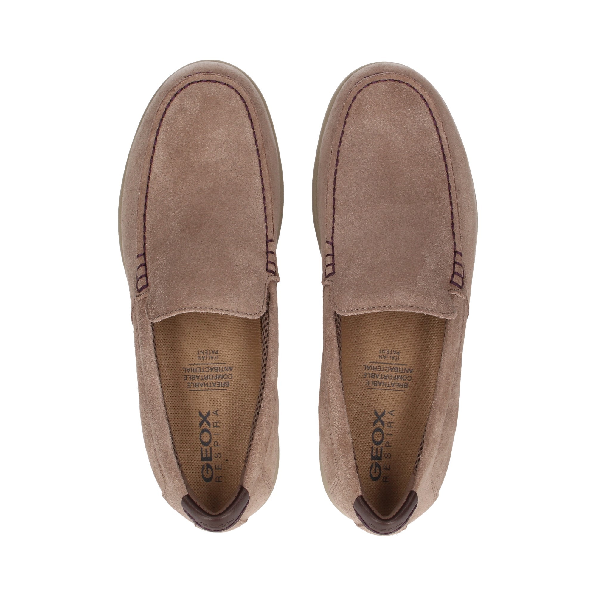 MOCASSIN BEIGE DAIM BORDON BEIGE