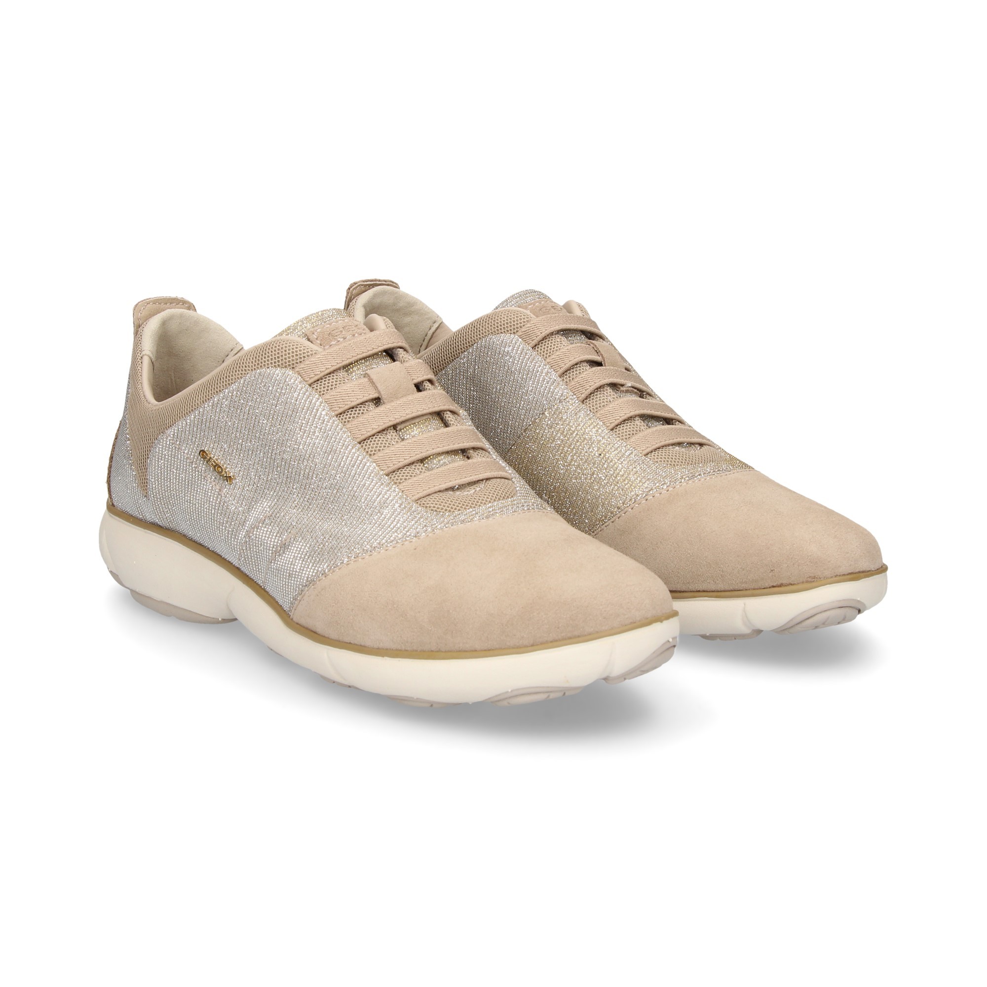 ÉLASTIQUE NUBUCK GLITER BEIGE BEIGE