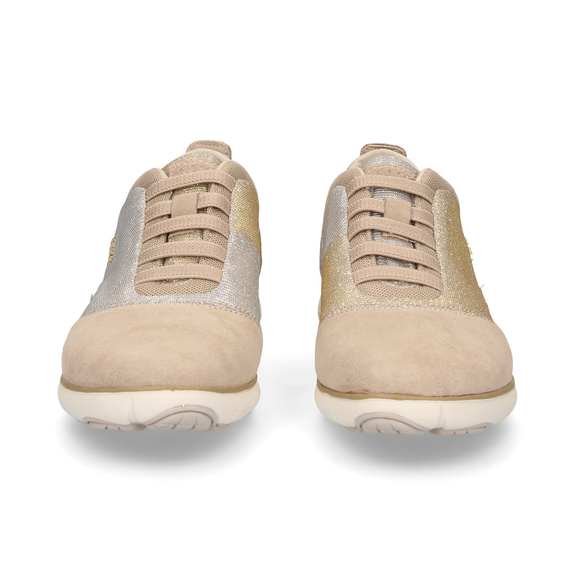 ELASTICO NABUK GLITER BEIGE