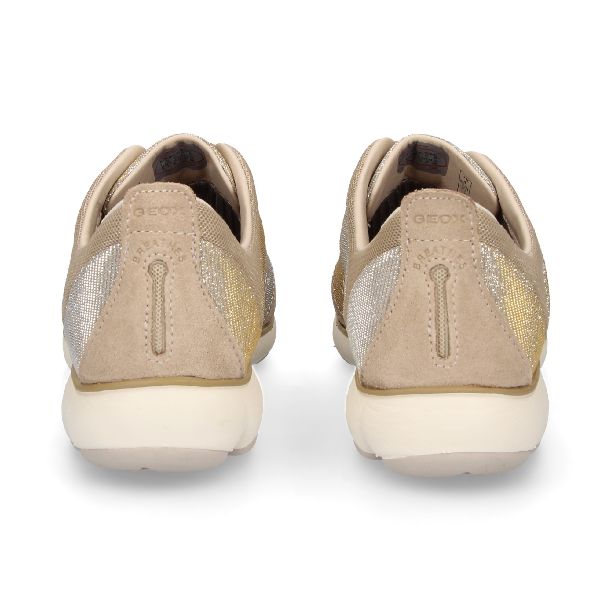 ELASTICO NABUK GLITER BEIGE