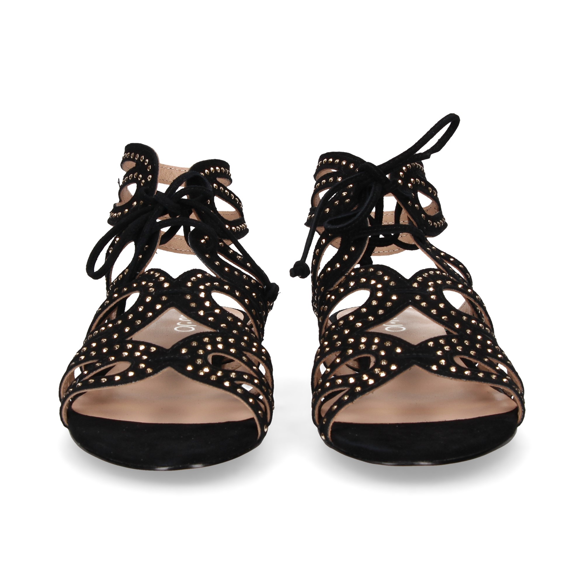 LIU·JO Sandalias planas de Mujer S18047 P0021 01040 NEGRO/ORO