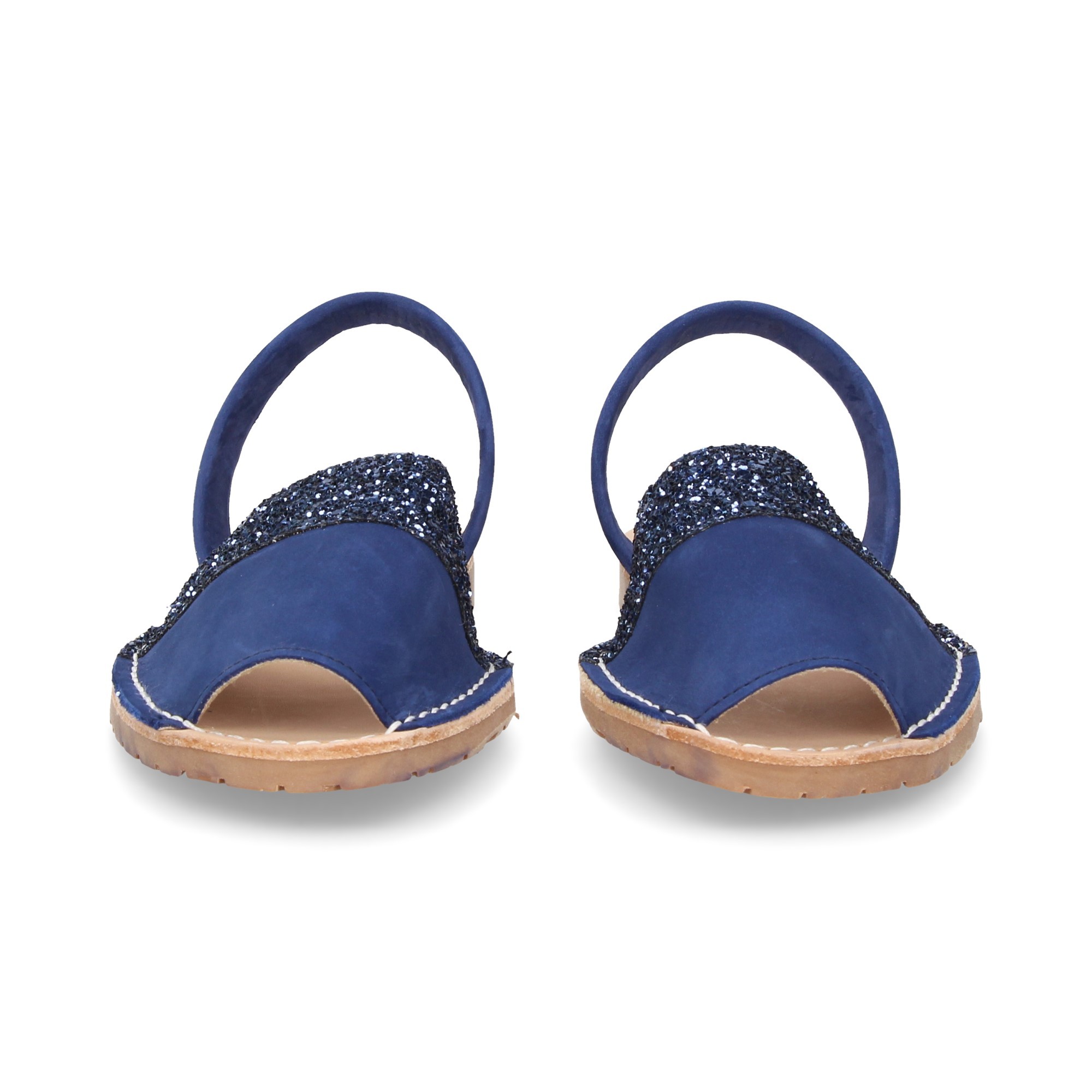 ALBARCA NOBUCK PAILLETTES BLEUES