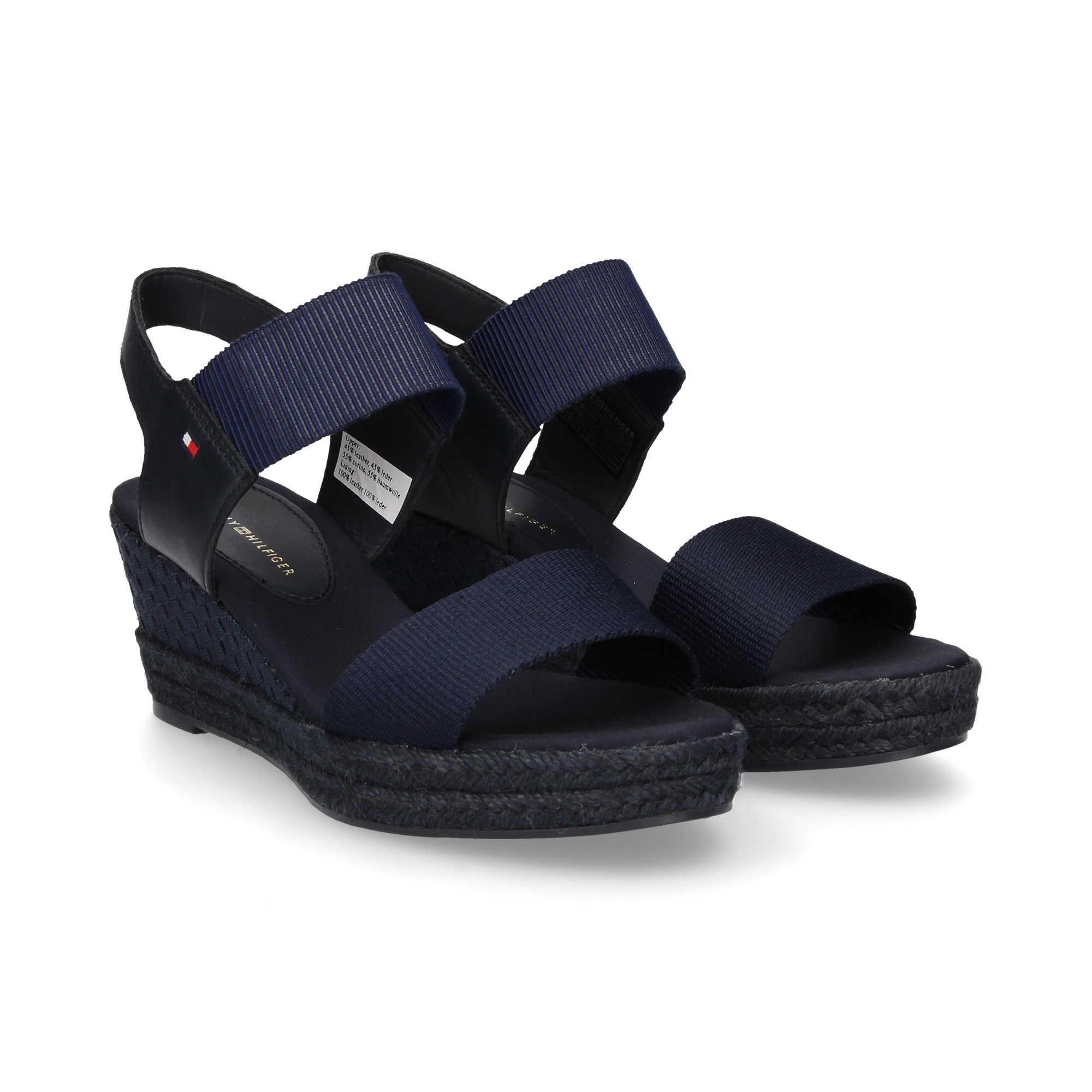 TOMMY HILFIGER Sandalias cuña Mujer FW02829 MARINO