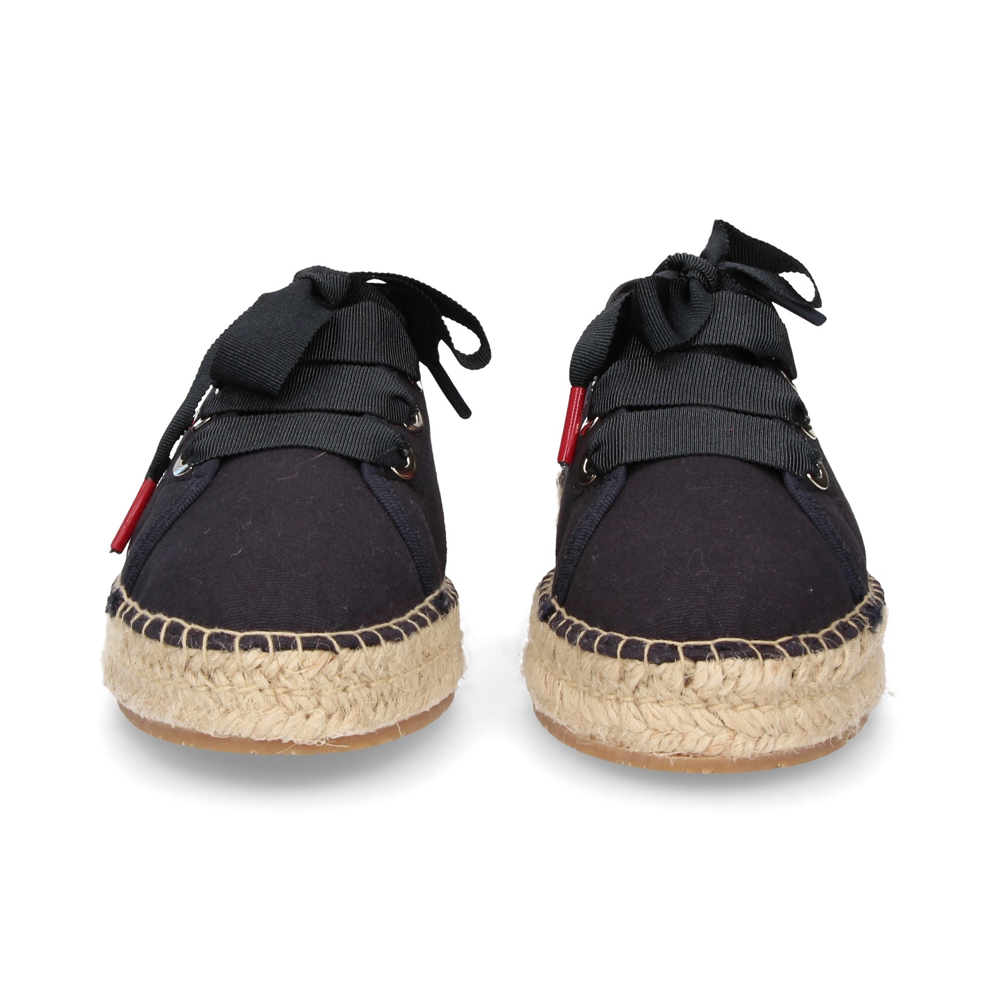 ALLACCIATURA ESPADRILLE TESSUTO MARINO