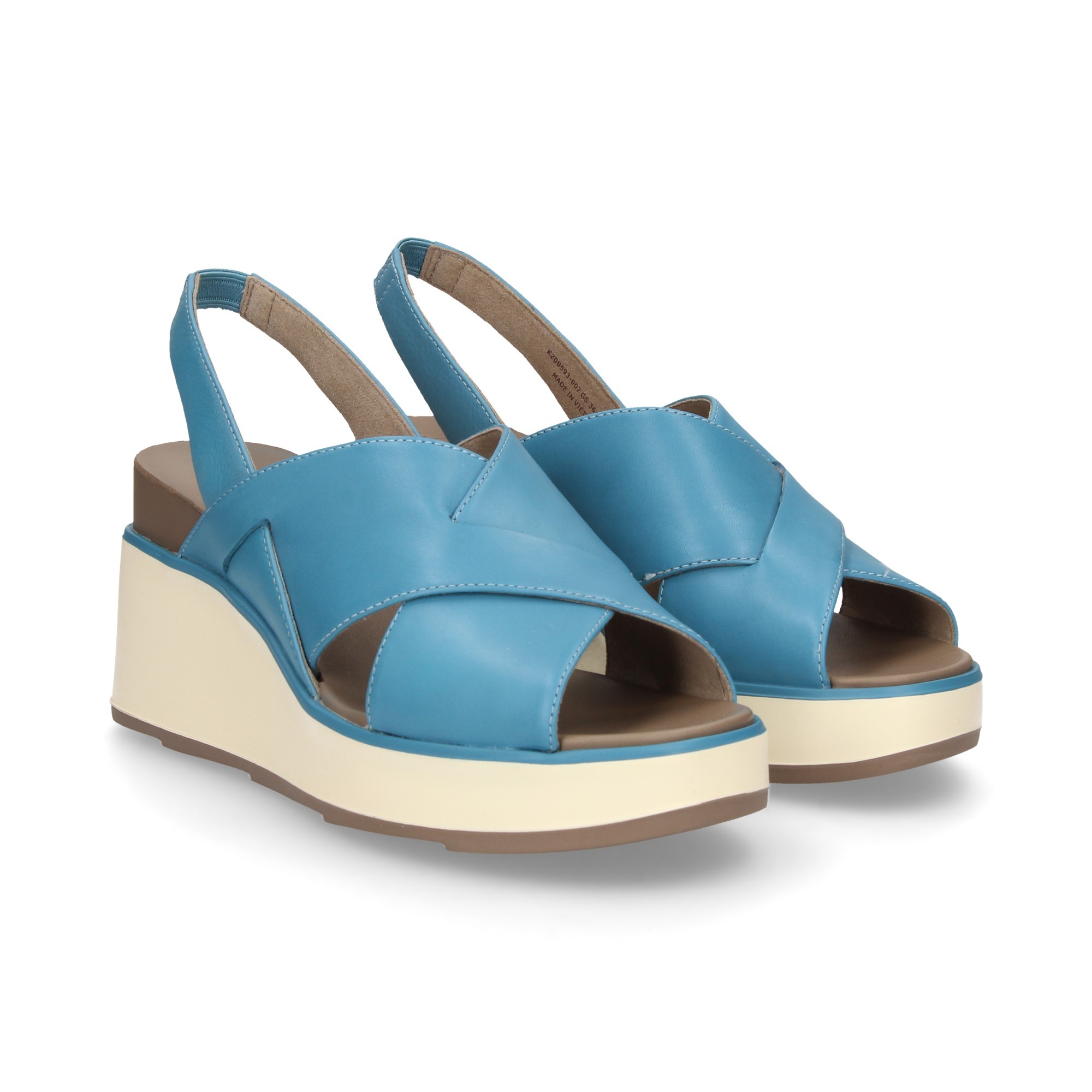 CAMPER Sandalias cuña de Mujer K200593002 AZUL