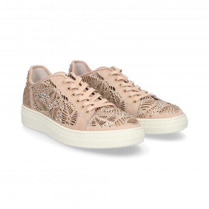 SPORTY CHORD FRETWORK STRASS ANTE NUDE