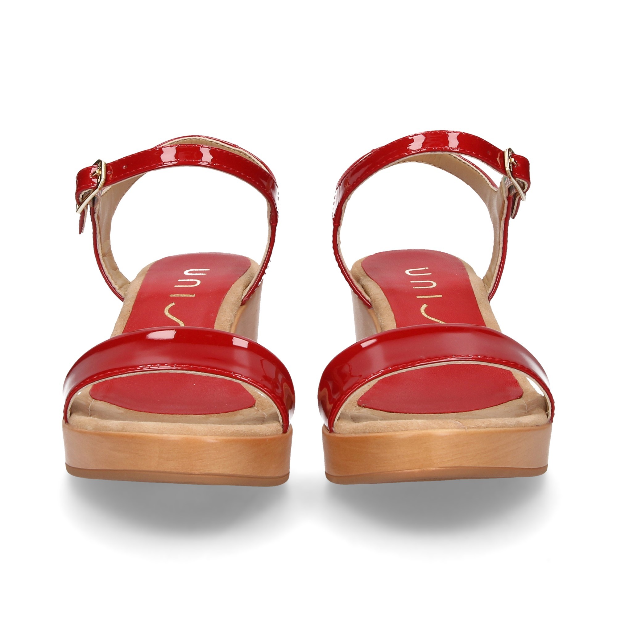 CUIR VERNI ROUGE CARMELITE