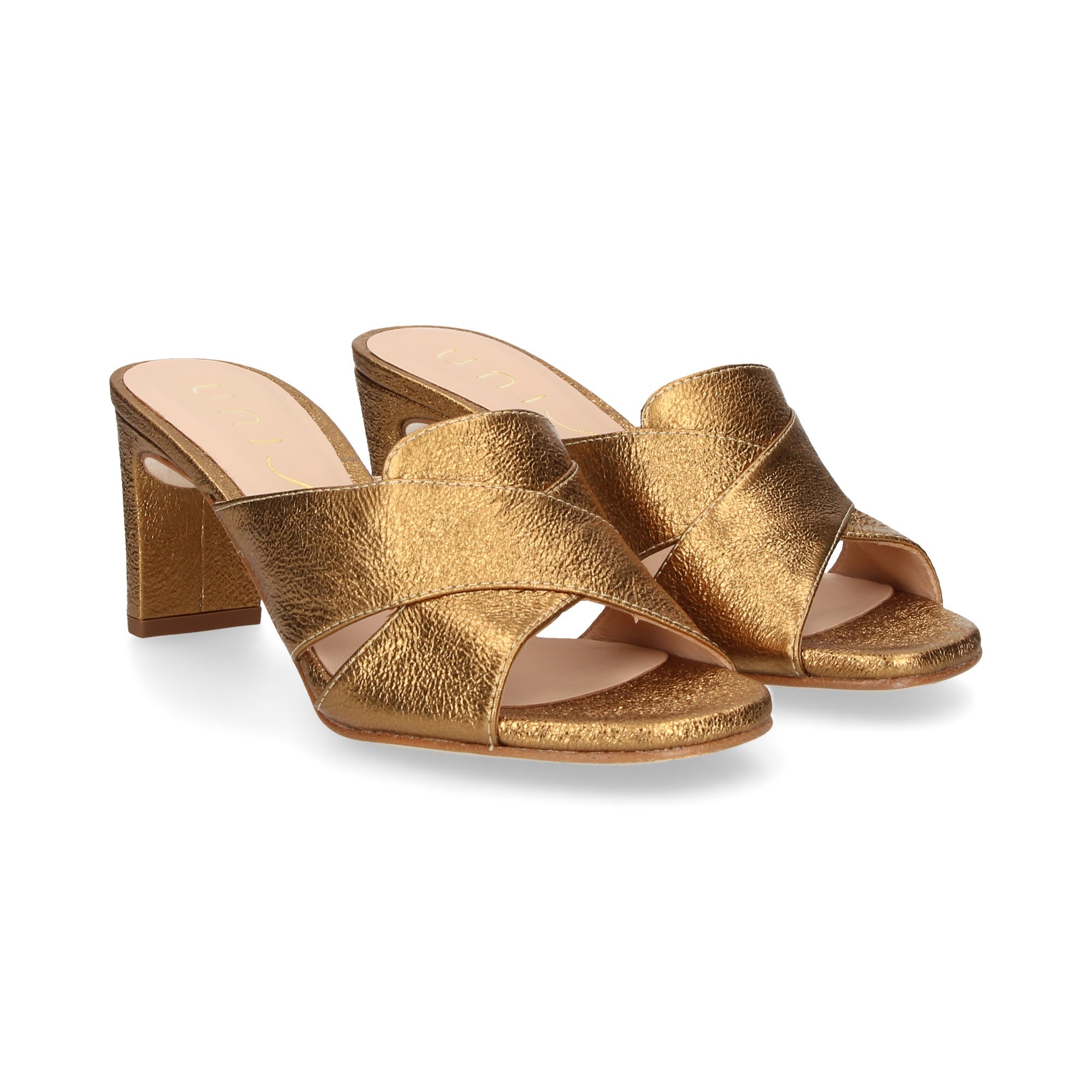 unisa gold sandals