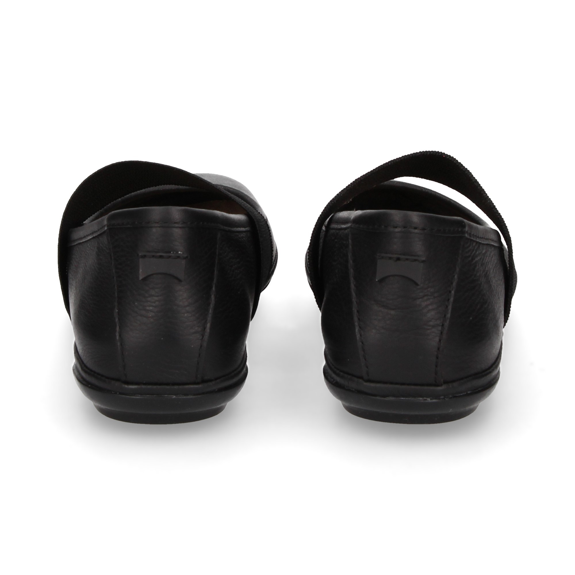 BALLERINO ELASTICO PELLE NERA