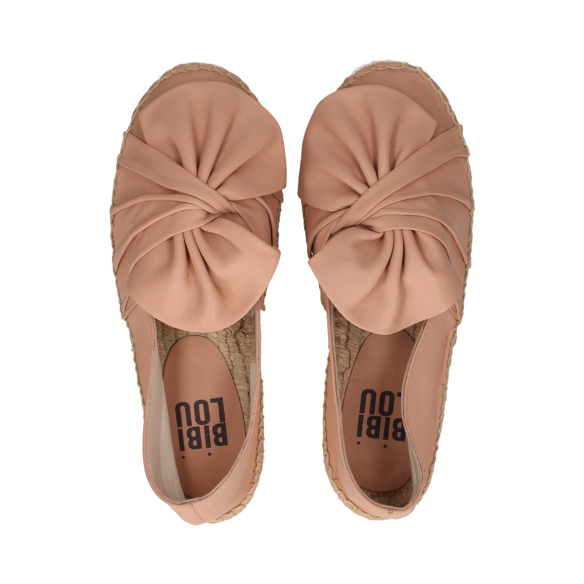 ESPADRILLE NOEUD ROSE ESPADRILLE EN CUIR ROSE ESPADRILLE