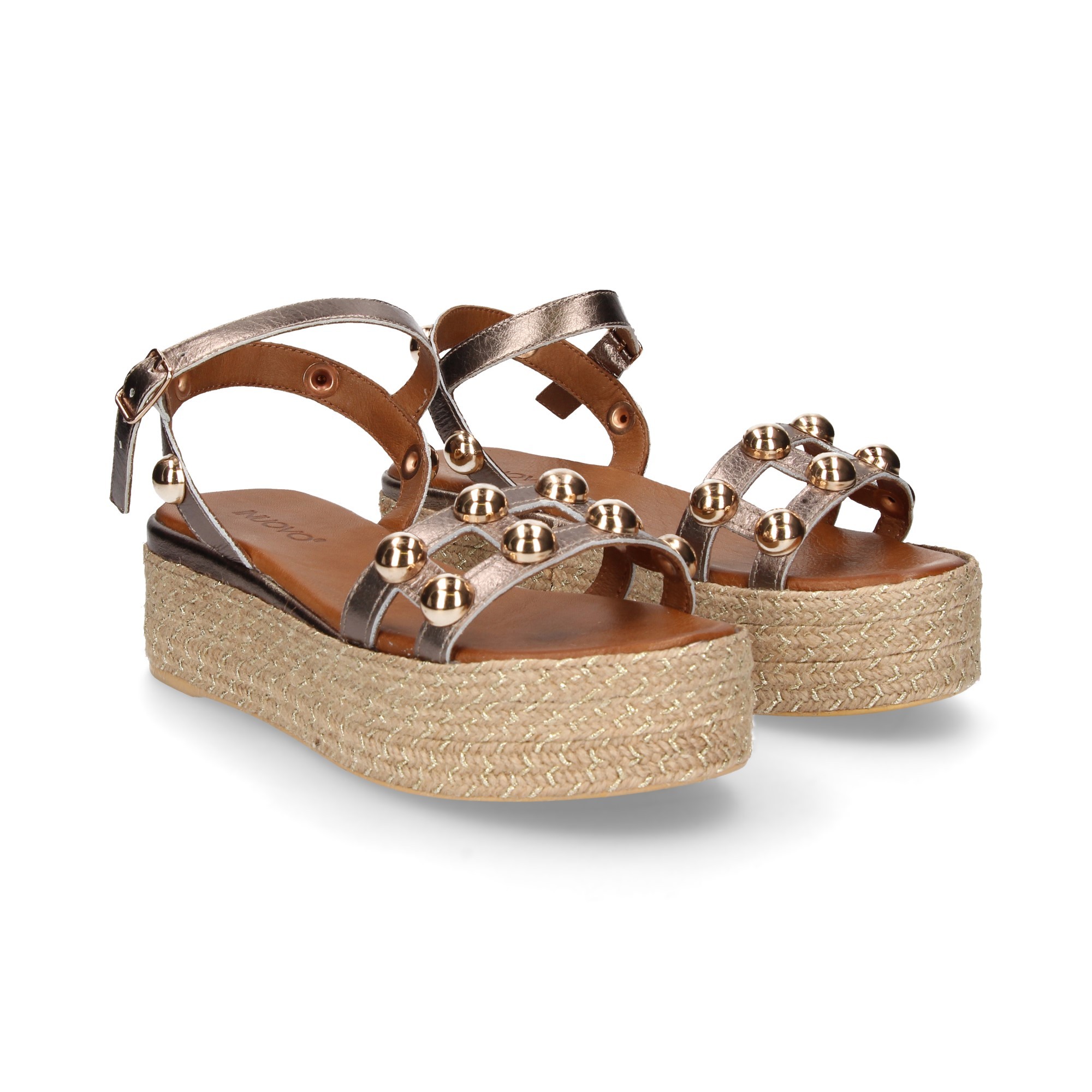 INUOVO Women s wedge sandals 8914 PLOMO