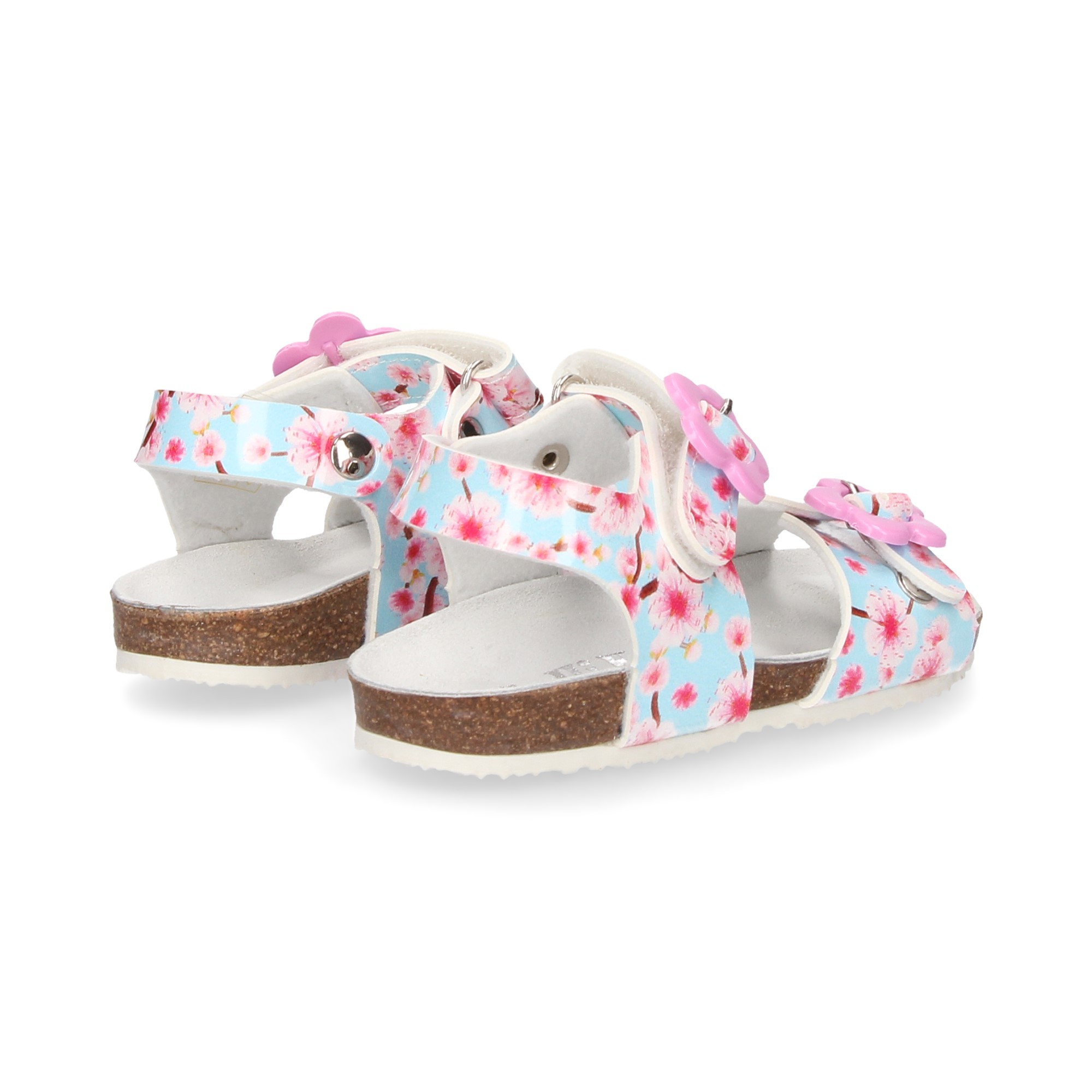 Sandali Regolabili Lelli Kelly INES LK4870 Per Bambine, Chiusura A Fibbia E Velcro, Suola Robusta, Colore Bianco Perlato O Blu Jeans