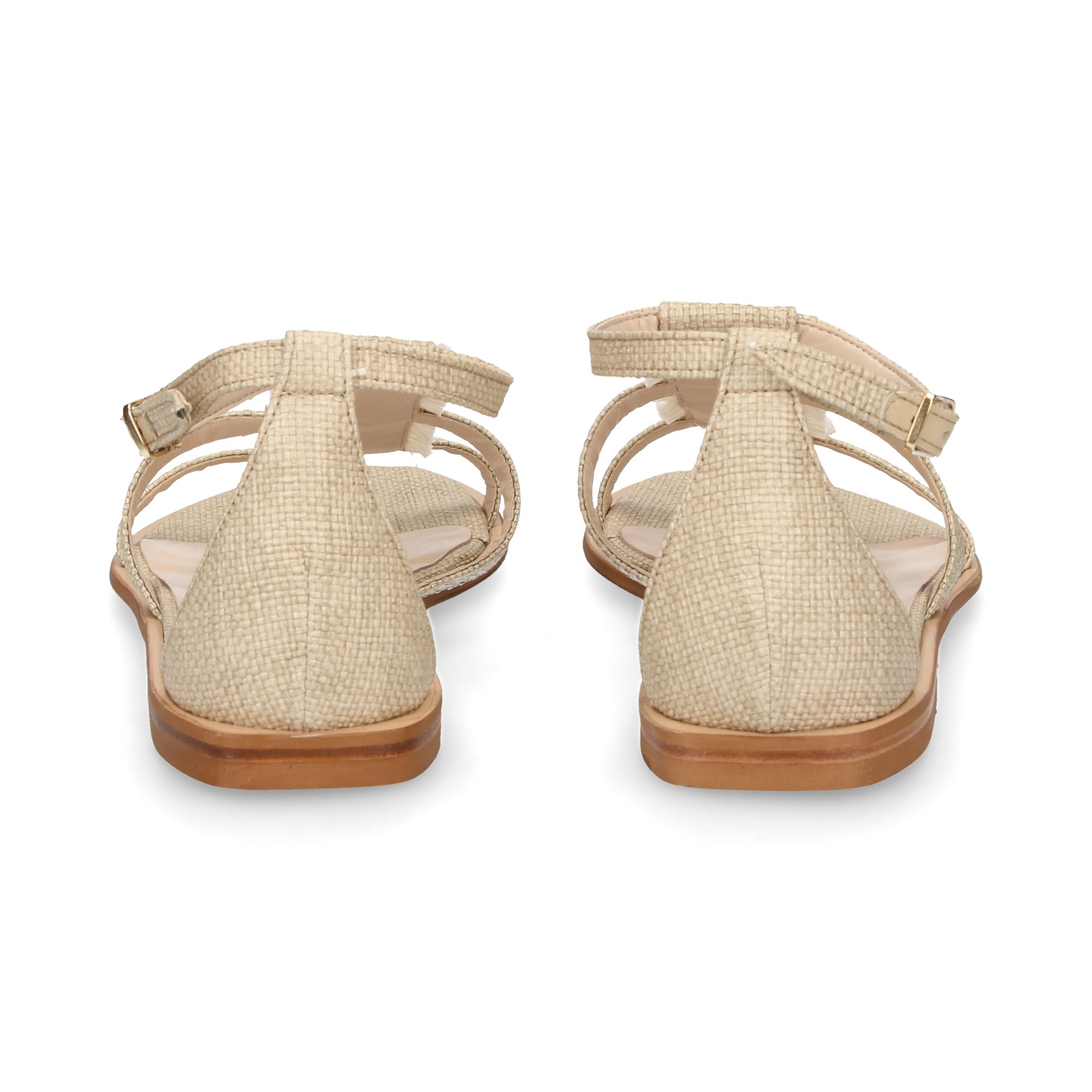 SANDALO PIETRE RAFIA BEIGE