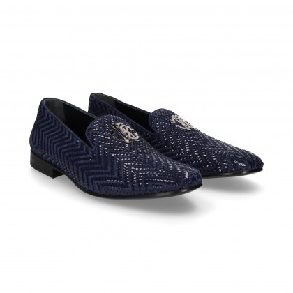 ROBERTO CAVALLI Mocassini da uomo 4237B AZUL