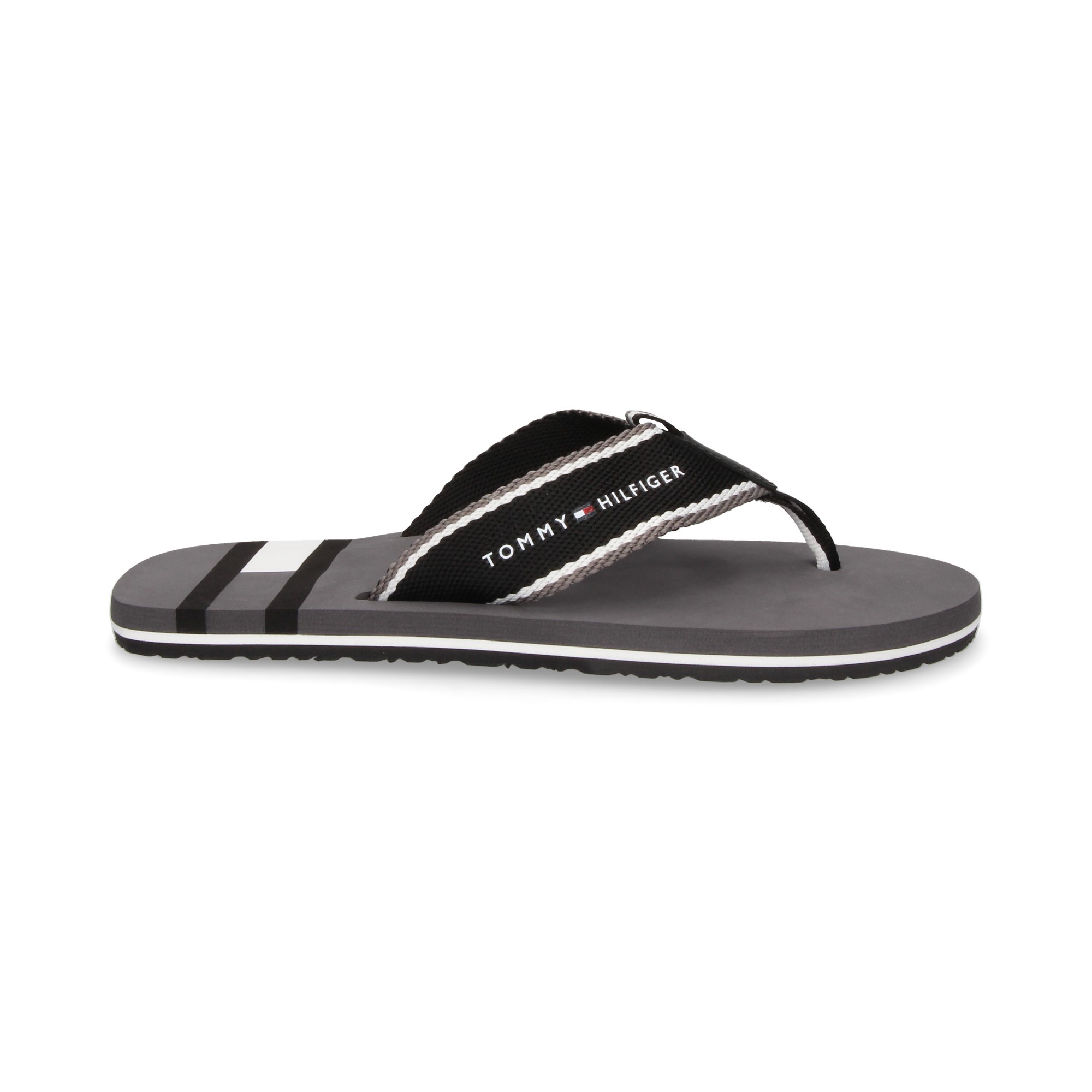 FLIP FLOP FLOP EN TEXTILE GRIS