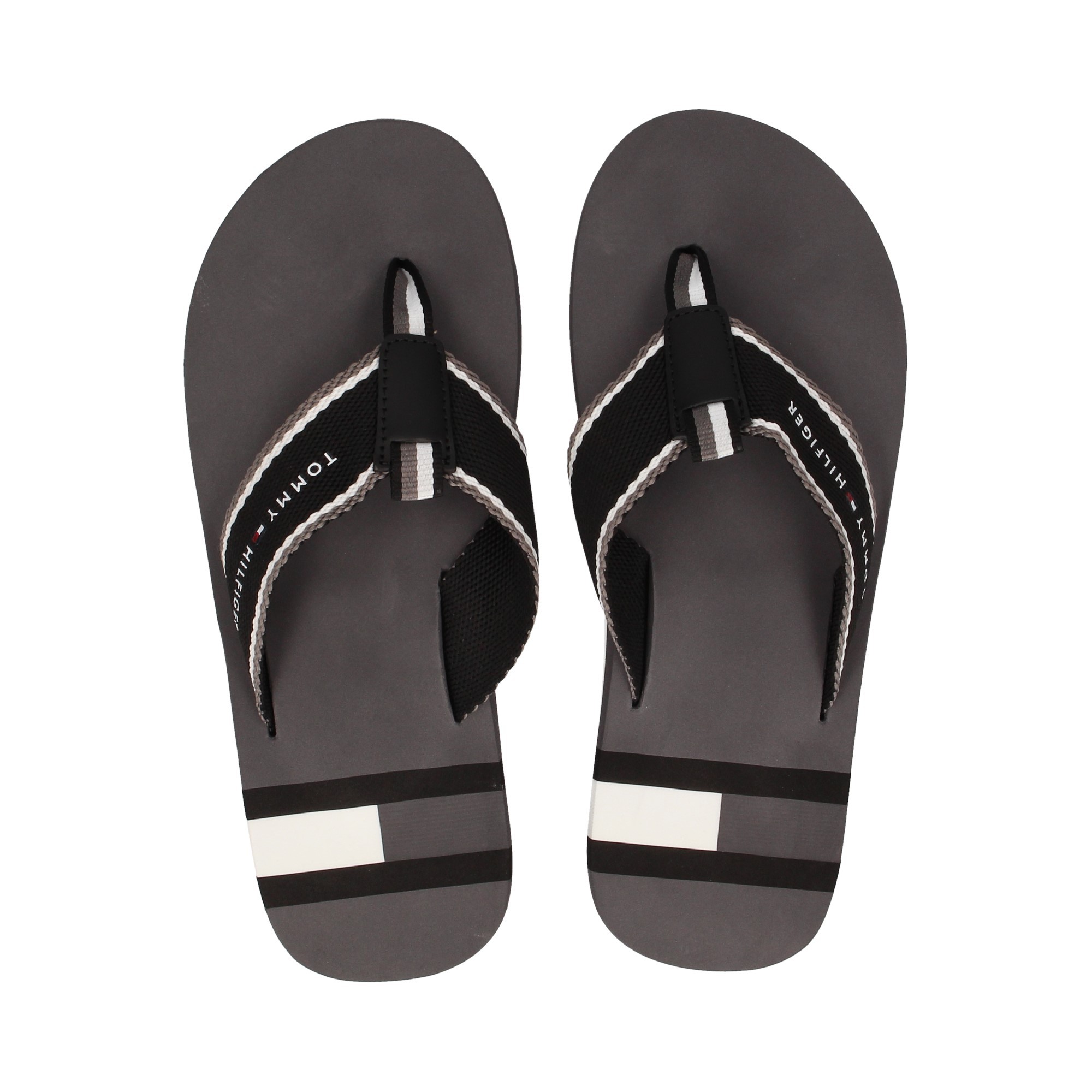 FLIP FLOP FLOP EN TEXTILE GRIS