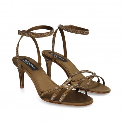 GILDA STRASS SANDAL BRONZE