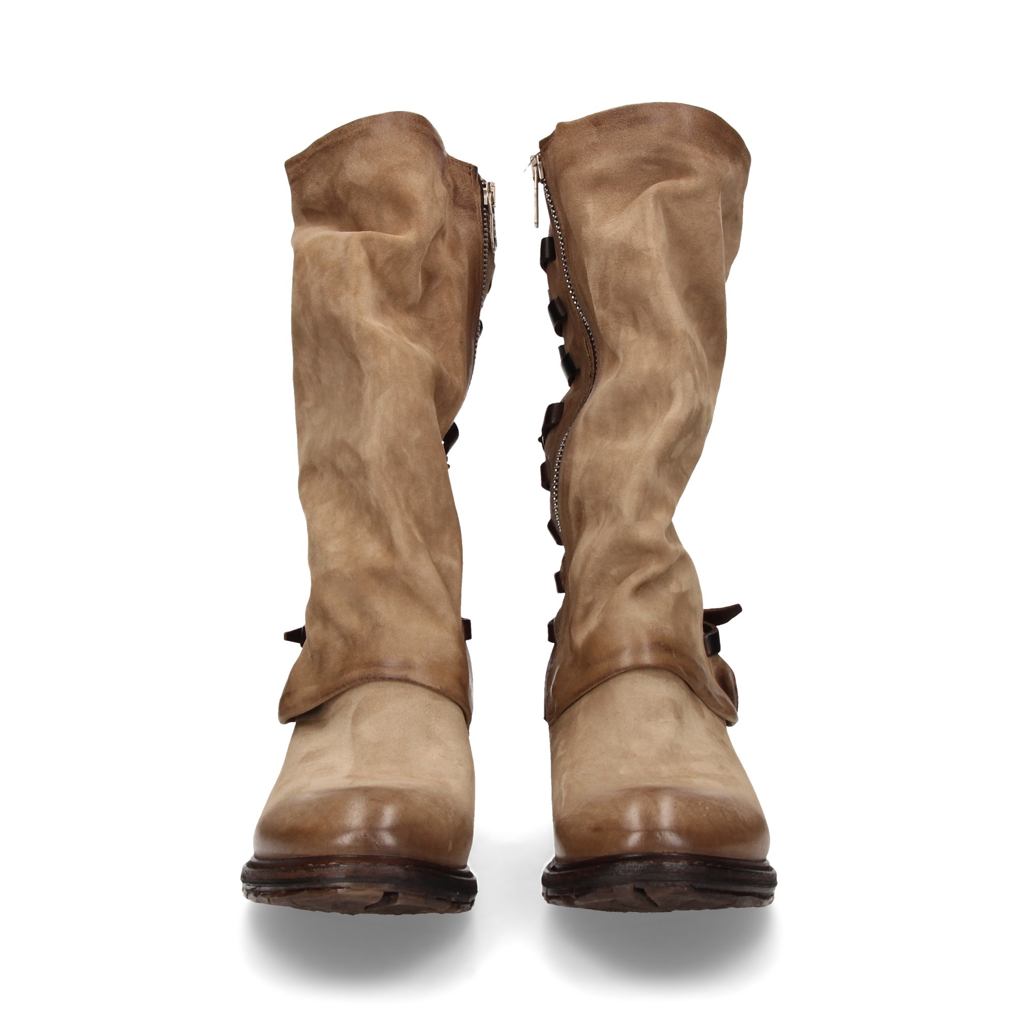 A.S.98 Bottes talons pour femmes 239305 0002 BEIGE