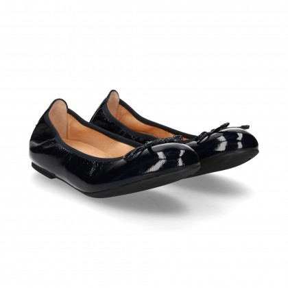 ELATICO DANCER BOW BOW PATENT PATENT LEATHER