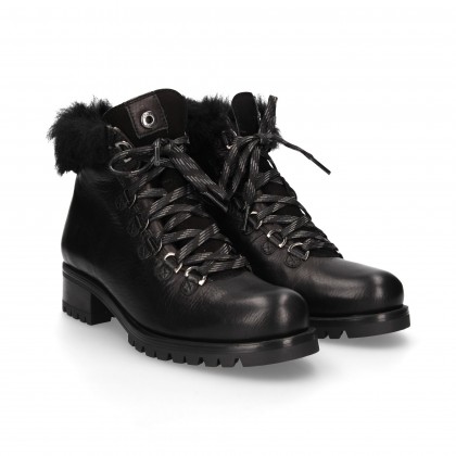 BOOT LACED REINFORCEMENT FOR BLACK SKIN HAIR