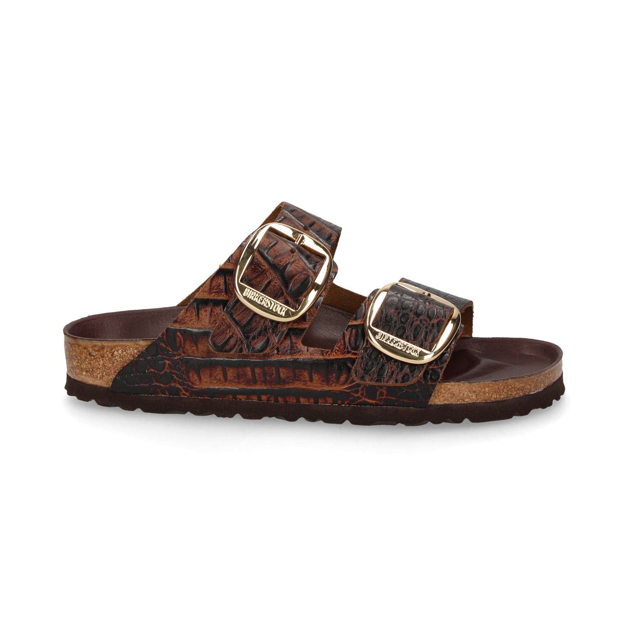 BIRKENSTOCK Flache Sandalen fur Damen 1011027 GATOR BROWN