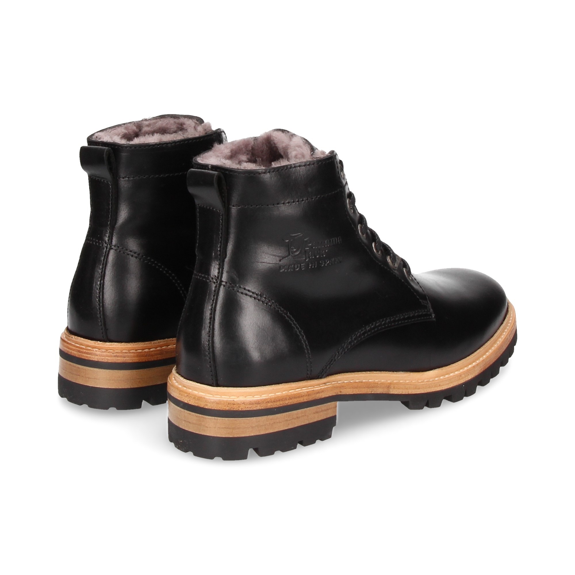 botin-cordones-piel-negro