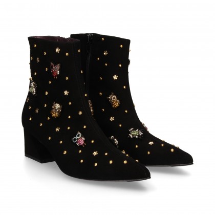 BOOTS BUGS TACKS SUEDE BLACK