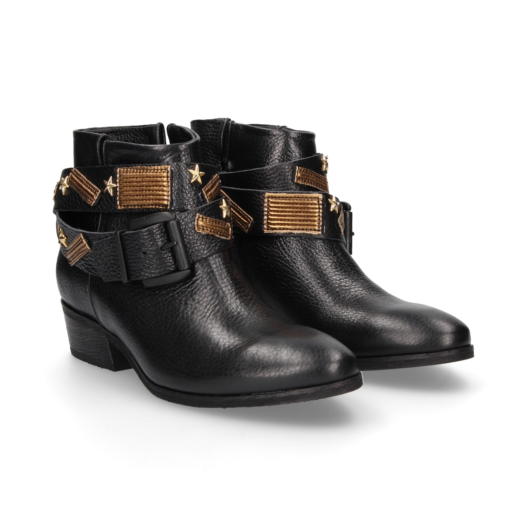 botin-cinturon-piel-negro