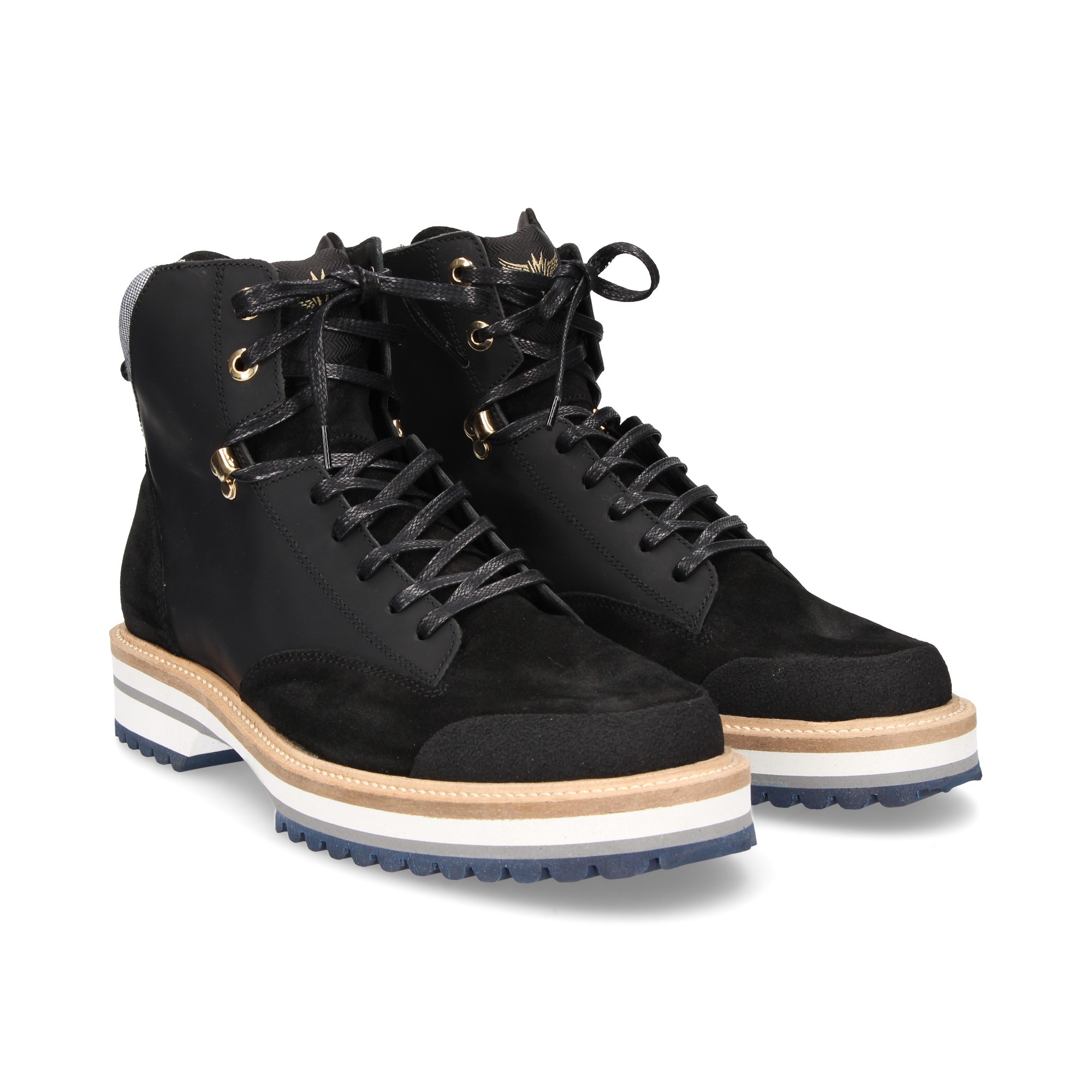 MIGUEL VIEIRA Botines de Hombre MV6002 1 NEGRO