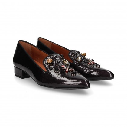 BALL TOPPER INSTEP BLACK PATENT LEATHER