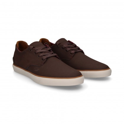 BROWN LEATHER TENNIS SHOES