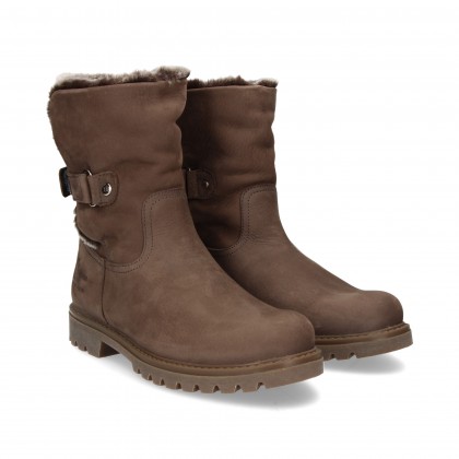 BOTAS INTERIOR CABELO NUBUCK CINZA