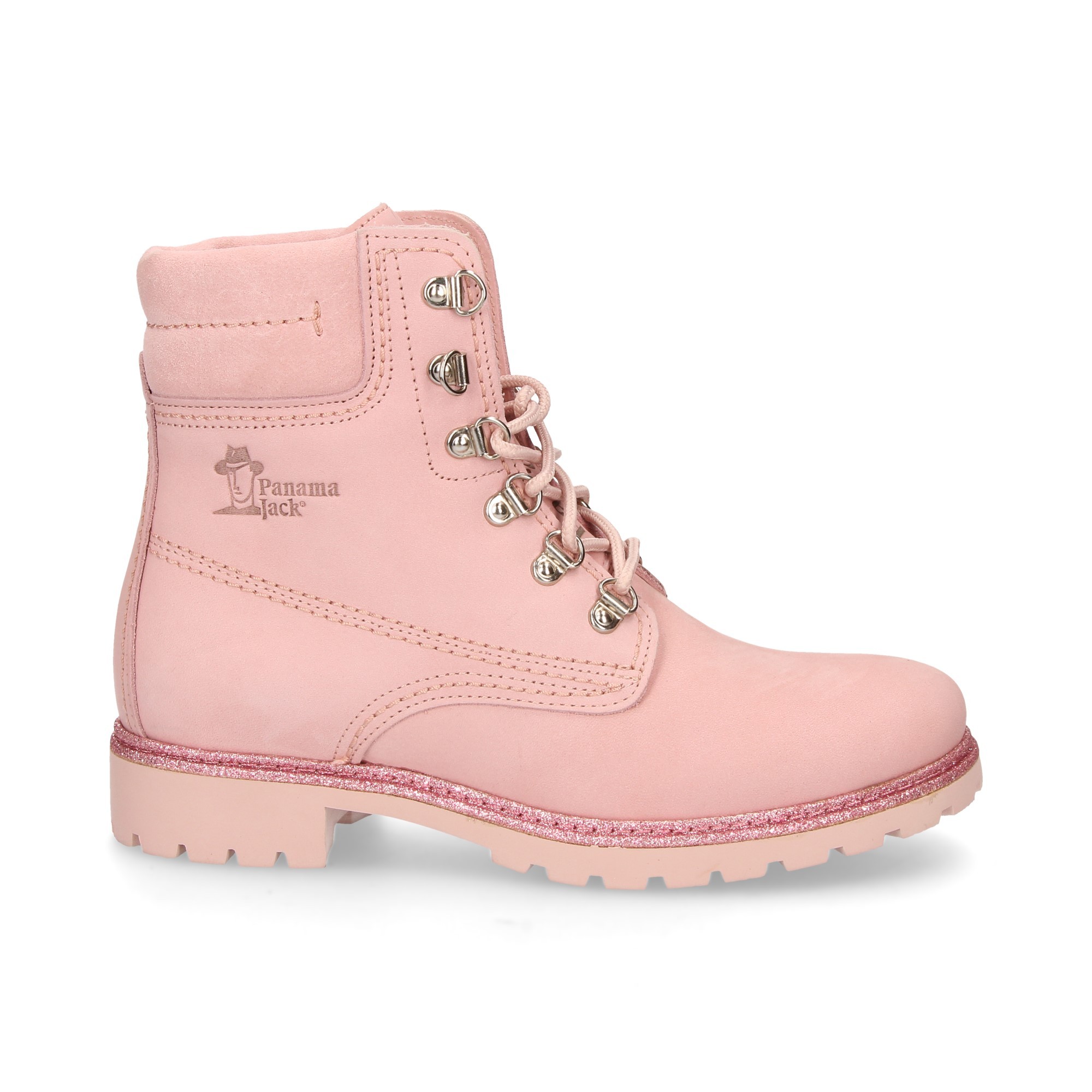 PANAMA JACK Botines planos de Mujer PANAMA03 B1 NOBUCK ROSA