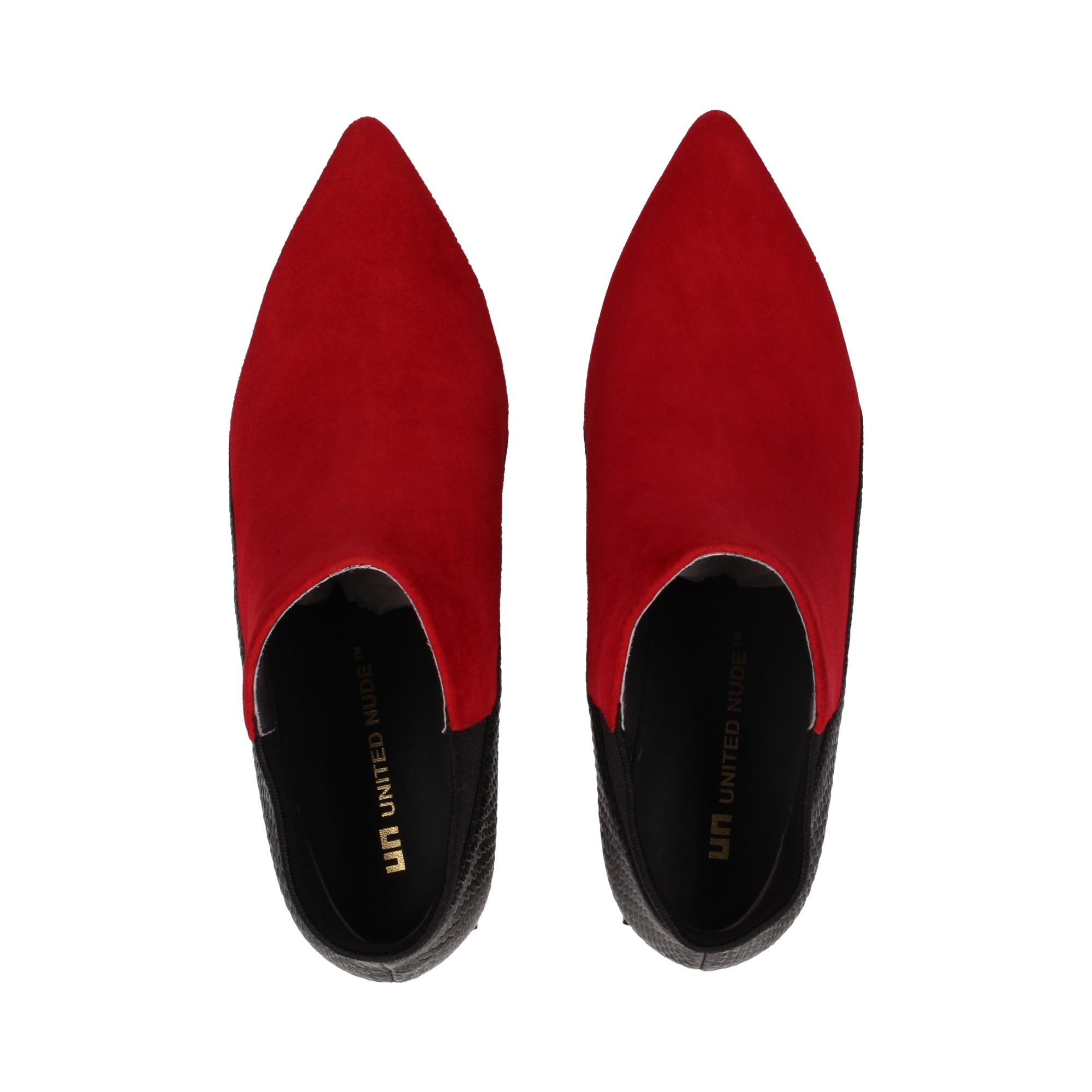 botin-tacon-fantasia-elastico-negro-rojo