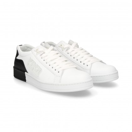 SPORTY WHITE BLACK HEEL