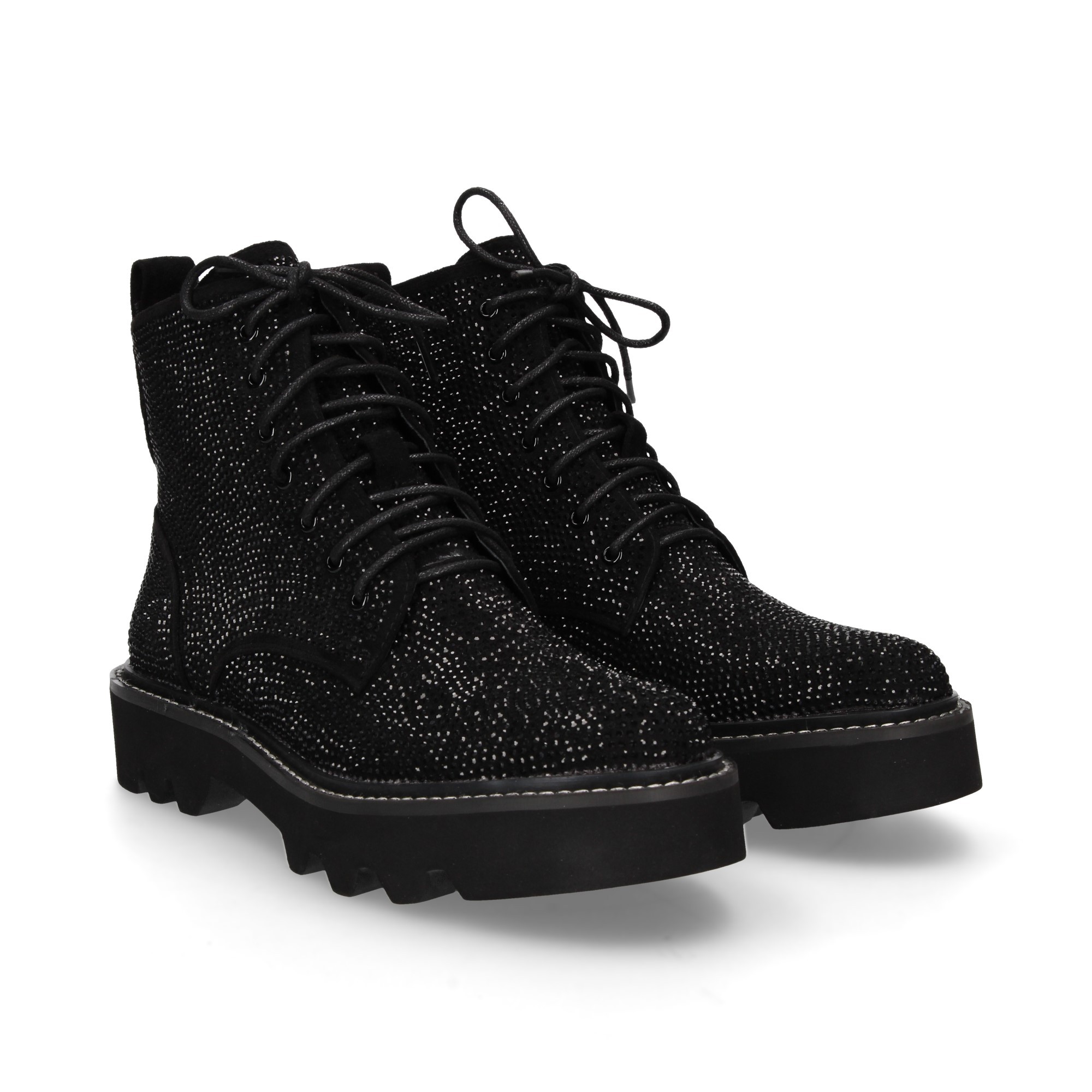 botin-acordonado-ante-strass-negro