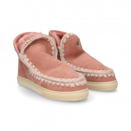 SPORTS BOOTIE SUEDE PINK HAIR