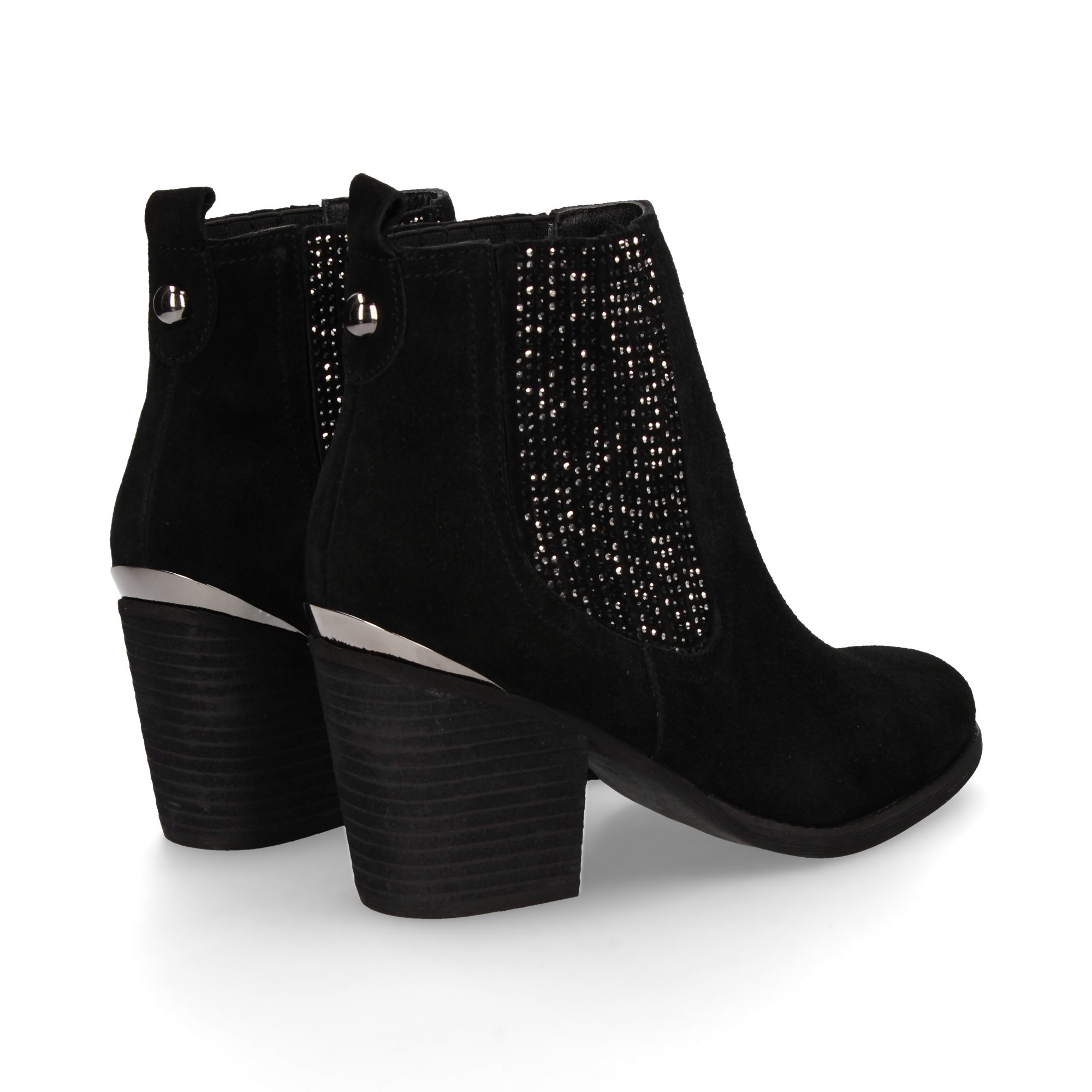 botin-elasticos-strass-ante-negro