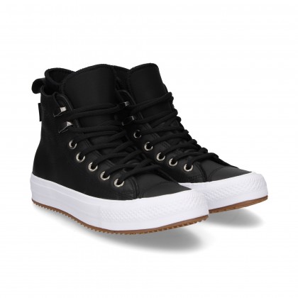 BOOTIN ALL STAR BLACK LEATHER
