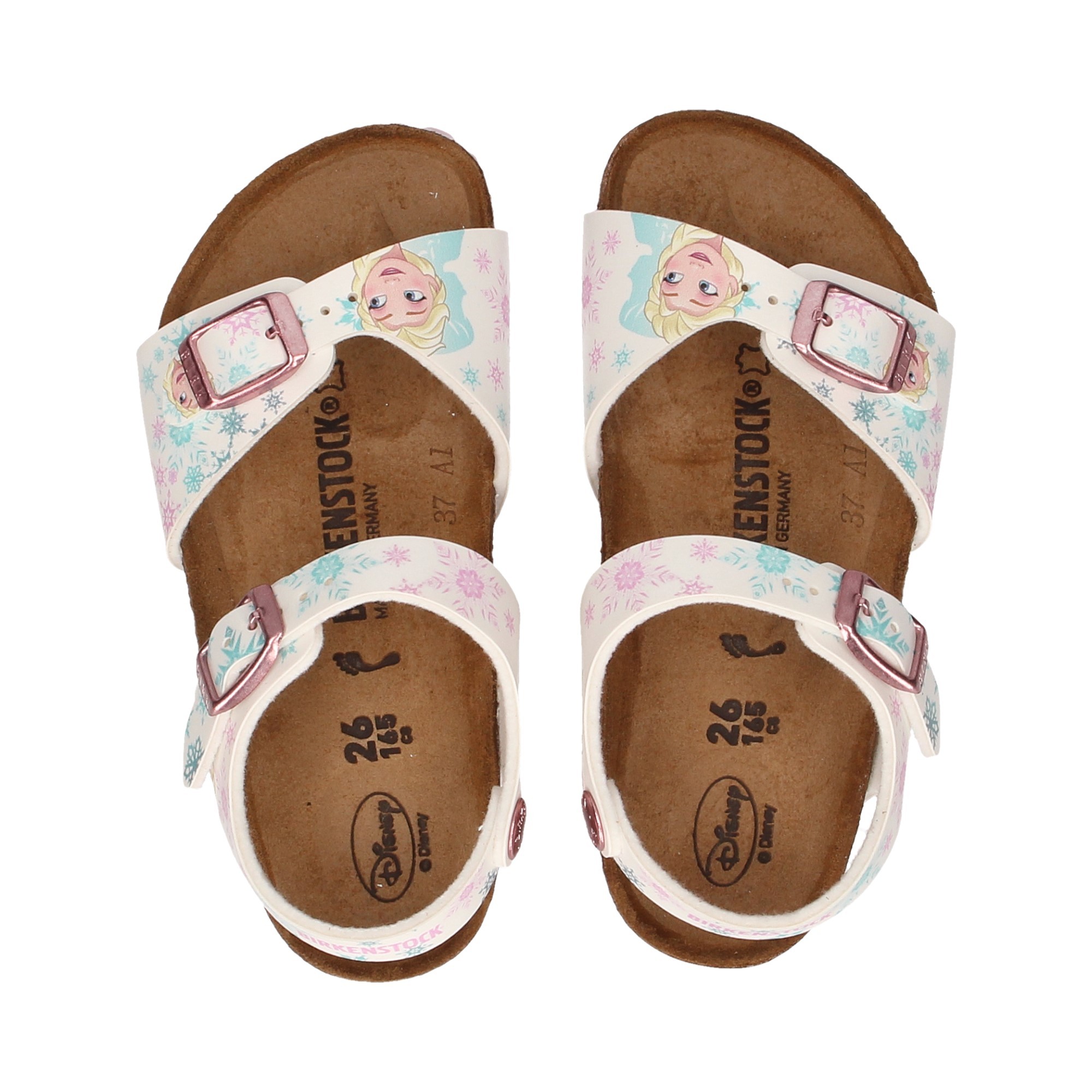 BIRKENSTOCK Girls sandals and flip flops 1010352 BLANCO