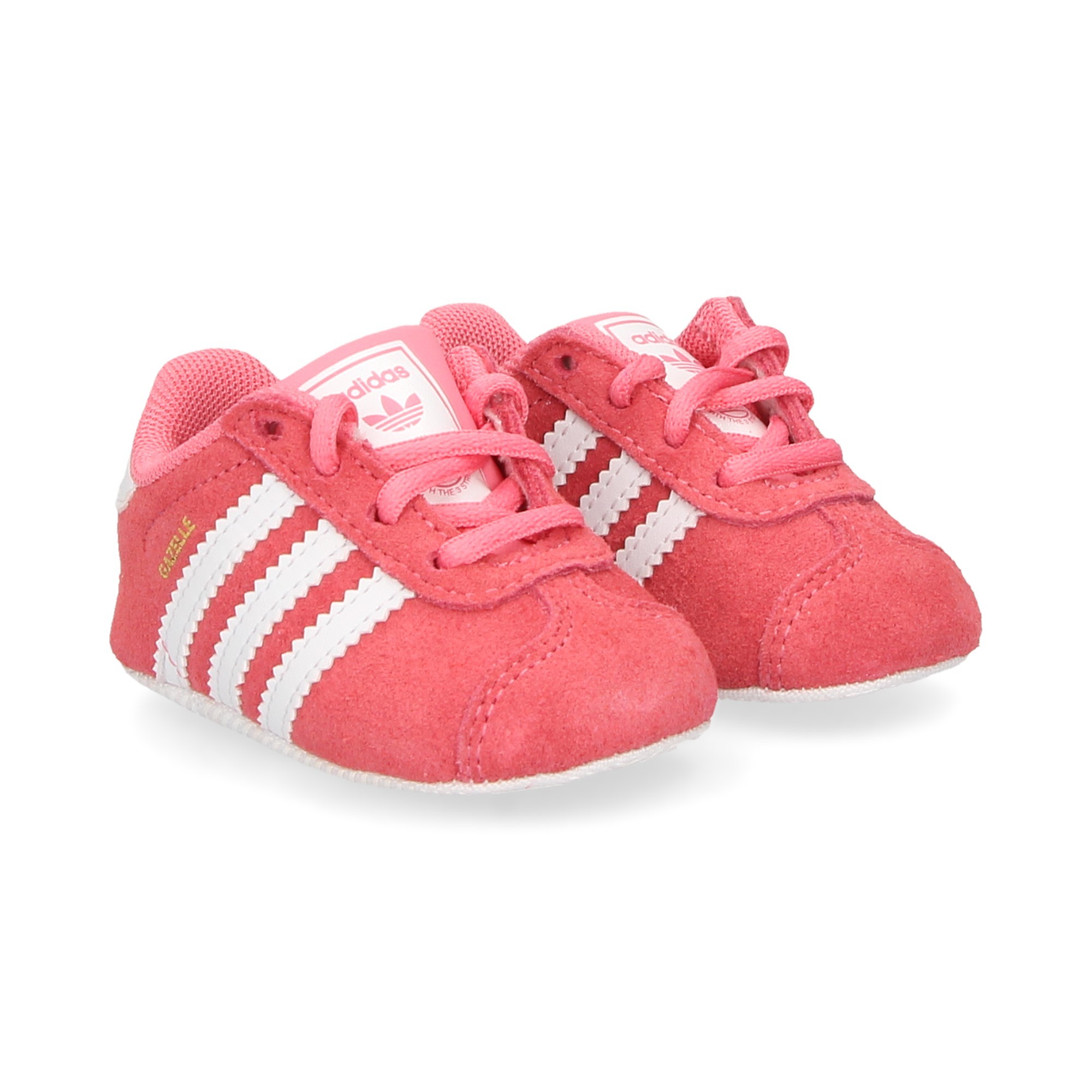 adidas gazelle rosa y blanca