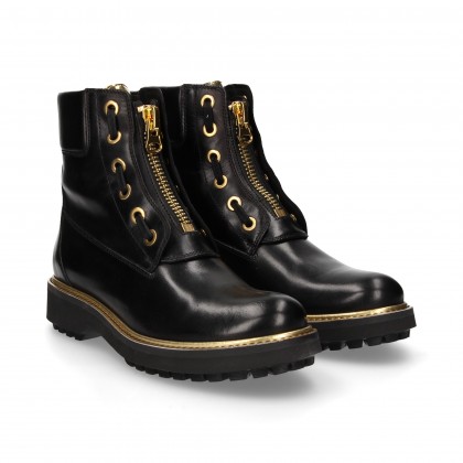 GEOX Botines planos de Mujer D84ACA C9999 NEGRO