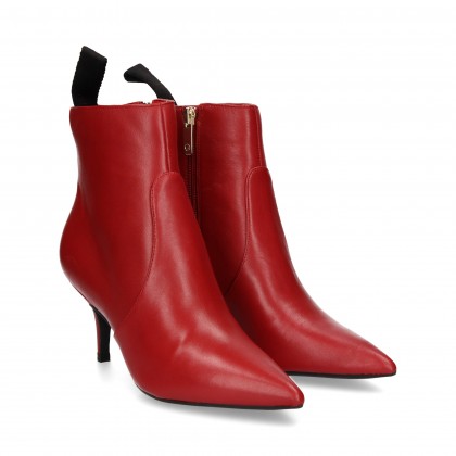 BOTIN PIEL ROJO