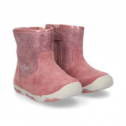 BOOTIE ANTE REPTILE PINK